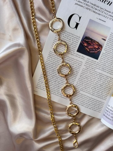 ZİNCİR HALKA GOLD KEMER